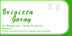 brigitta garay business card